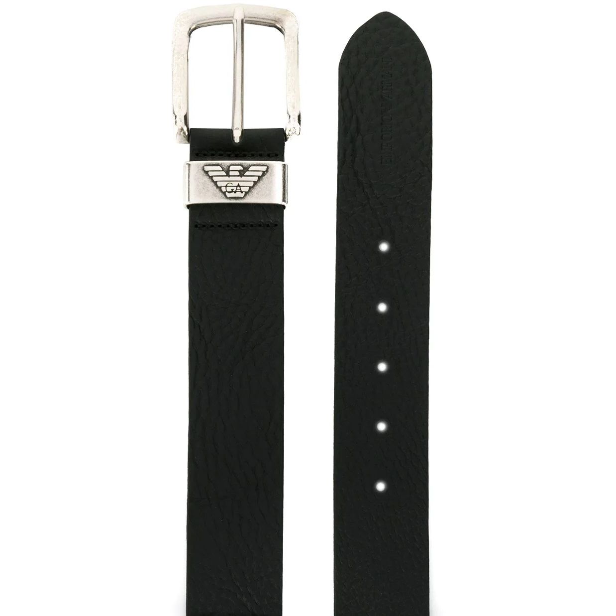 EMPORIO ARMANI vyriškas juodas diržas Fashion belt