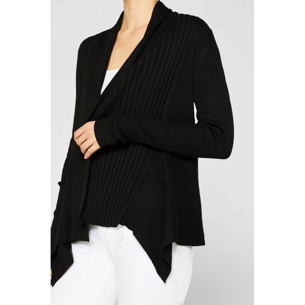 ESPRIT moteriškas juodas megztinis