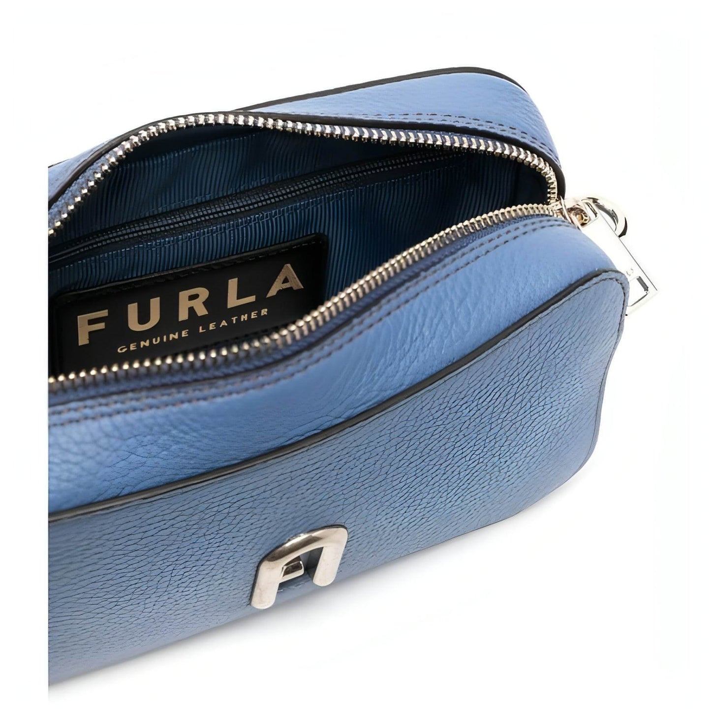 FURLA moteriška mėlyna rankinė per petį Furla primula mini crossbody