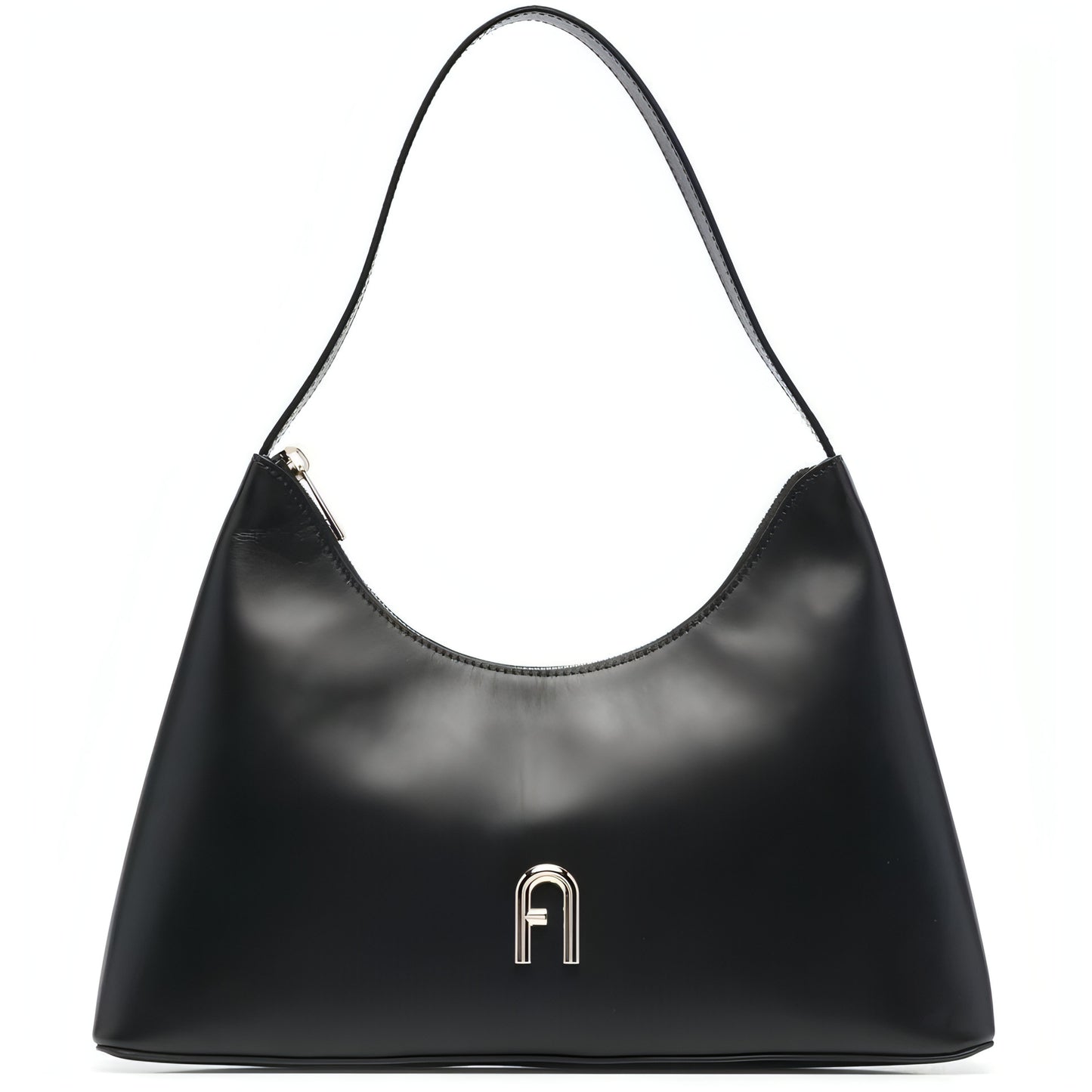 FURLA moteriška  juoda rankinė per petį Furla diamante s shoulder bag