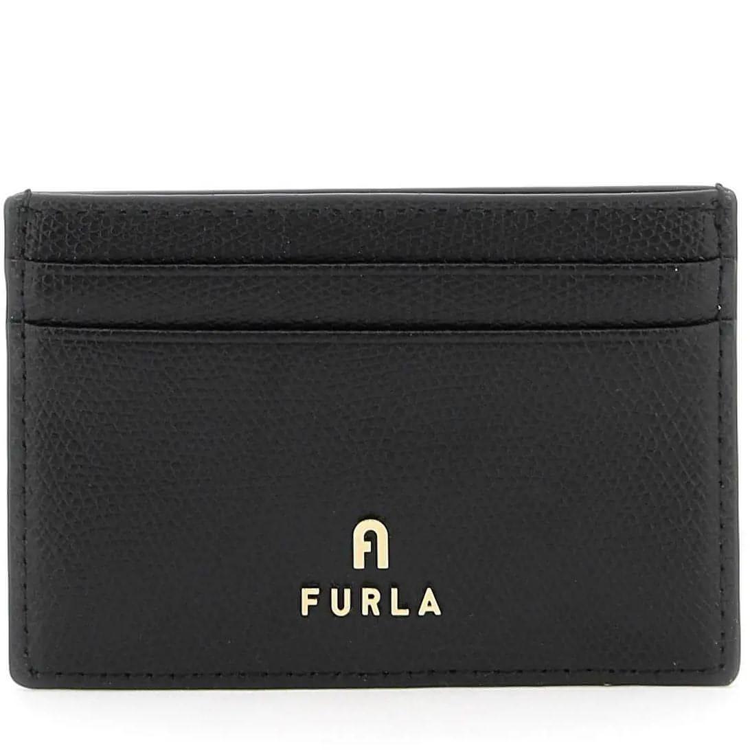 FURLA moteriška juoda piniginė Furla camelia s card case