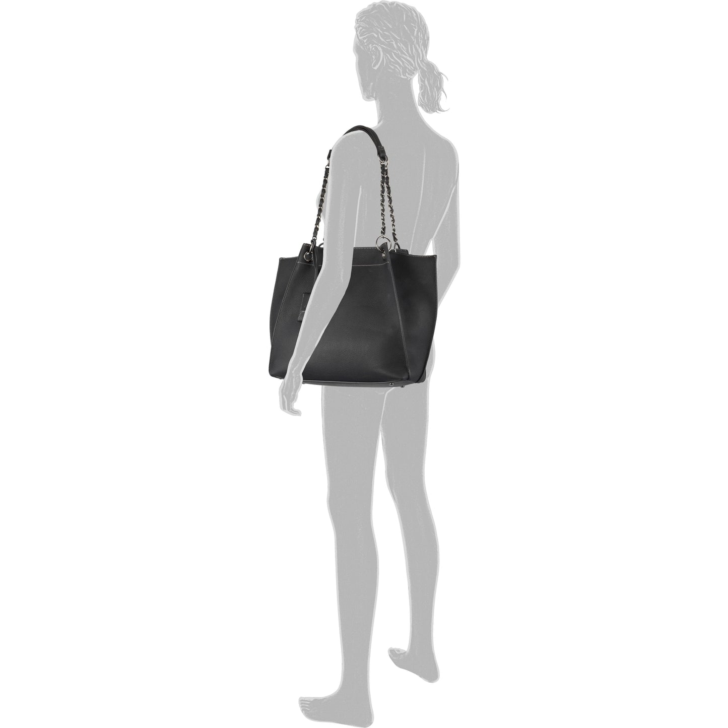 GABOR moteriška juoda rankinė DENA Tote Bag