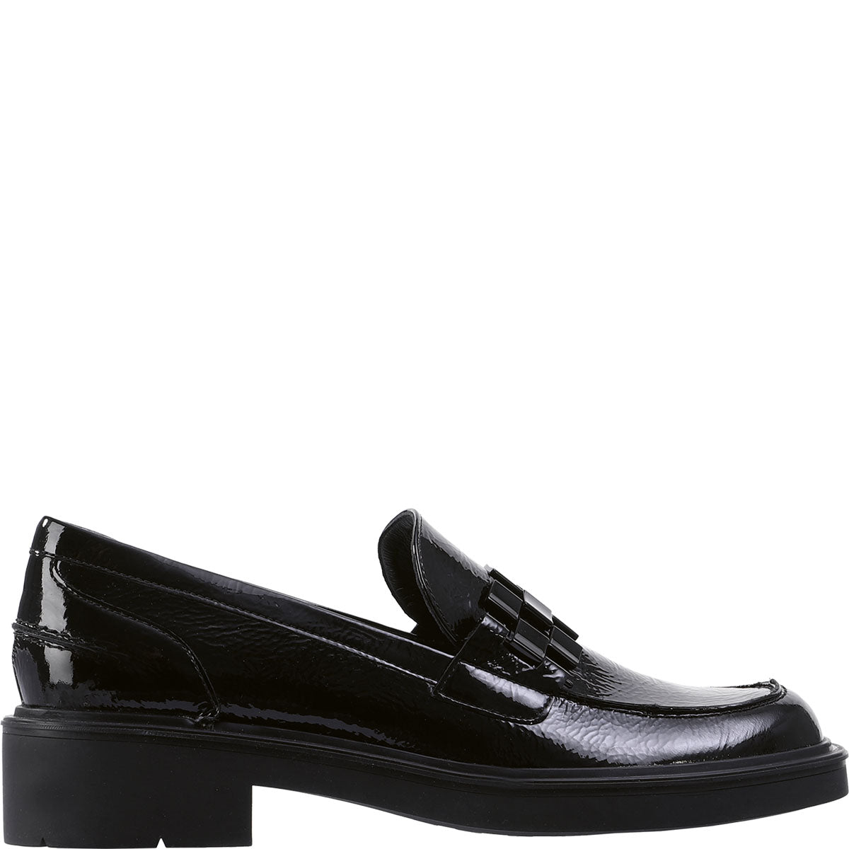 HOGL moteriški juodi lygiapadžiai bateliai Elliot loafers