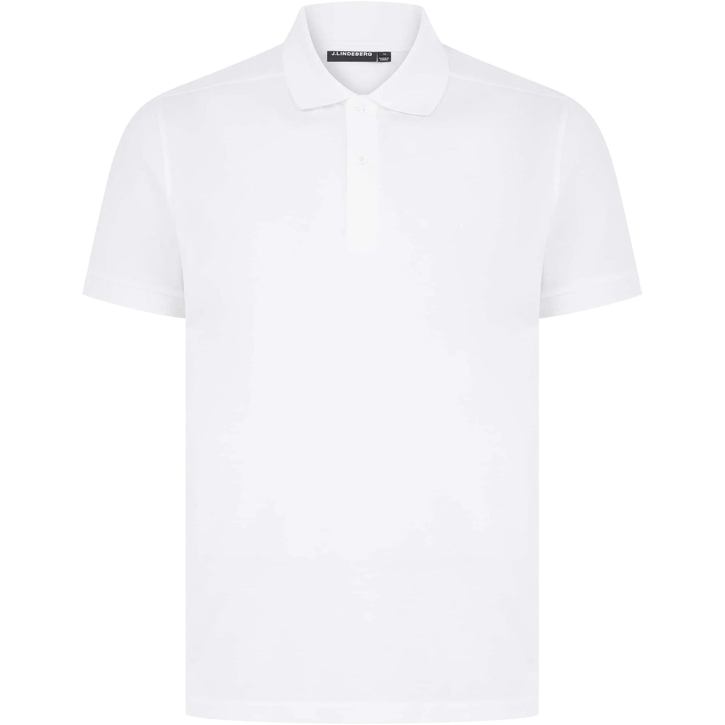 J.LINDEBERG vyriški balti Polo marškinėliai Troy pique polo shirt