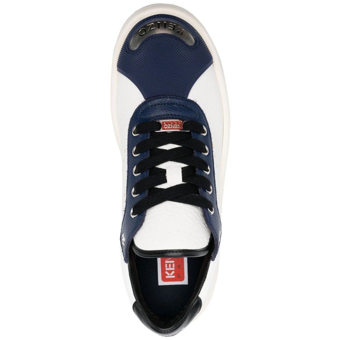 KENZO vyriški mėlyni laisvalaikio batai Kenzo hoops low top sneakers