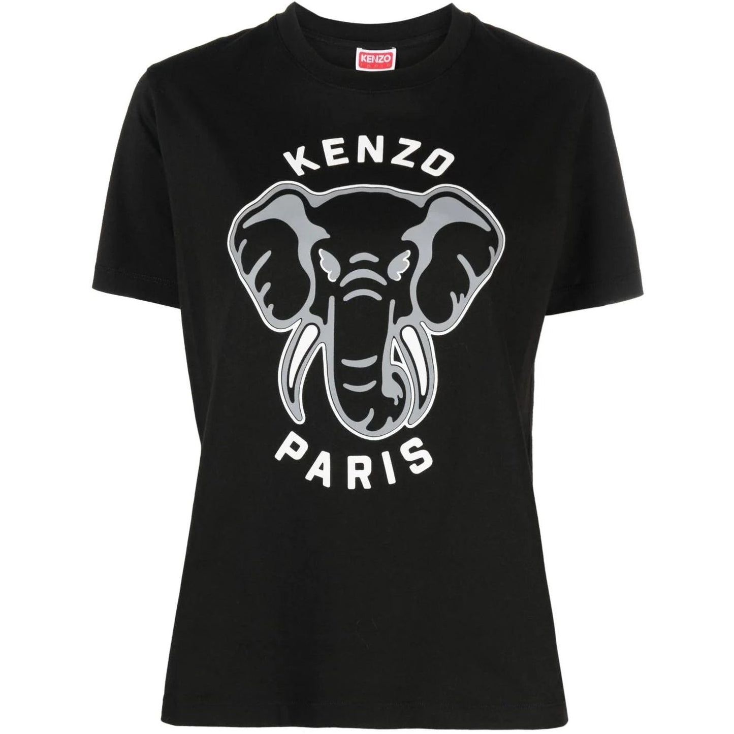 KENZO moteriški juodi marškinėliai trumpomis rankovėmis Ken zo loose fit t-shirt