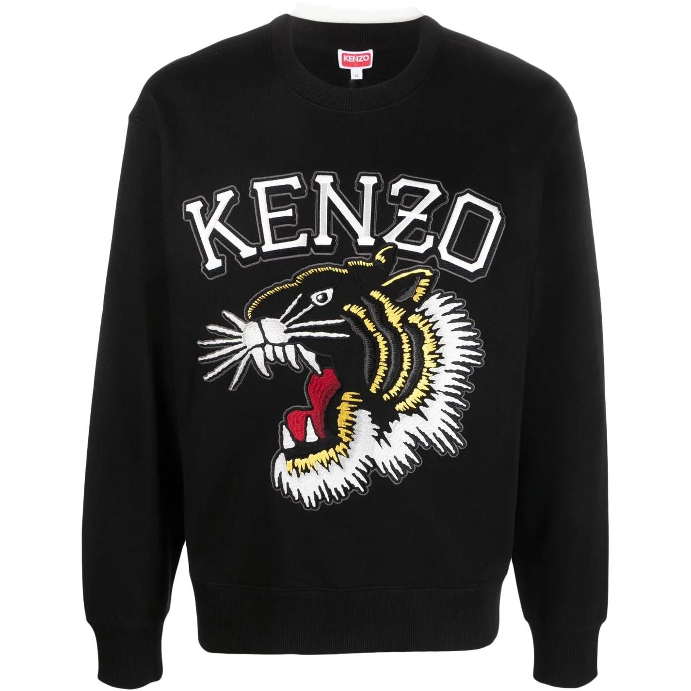 KENZO vyriškas juodas megztinis Tiger varsity classic sweater