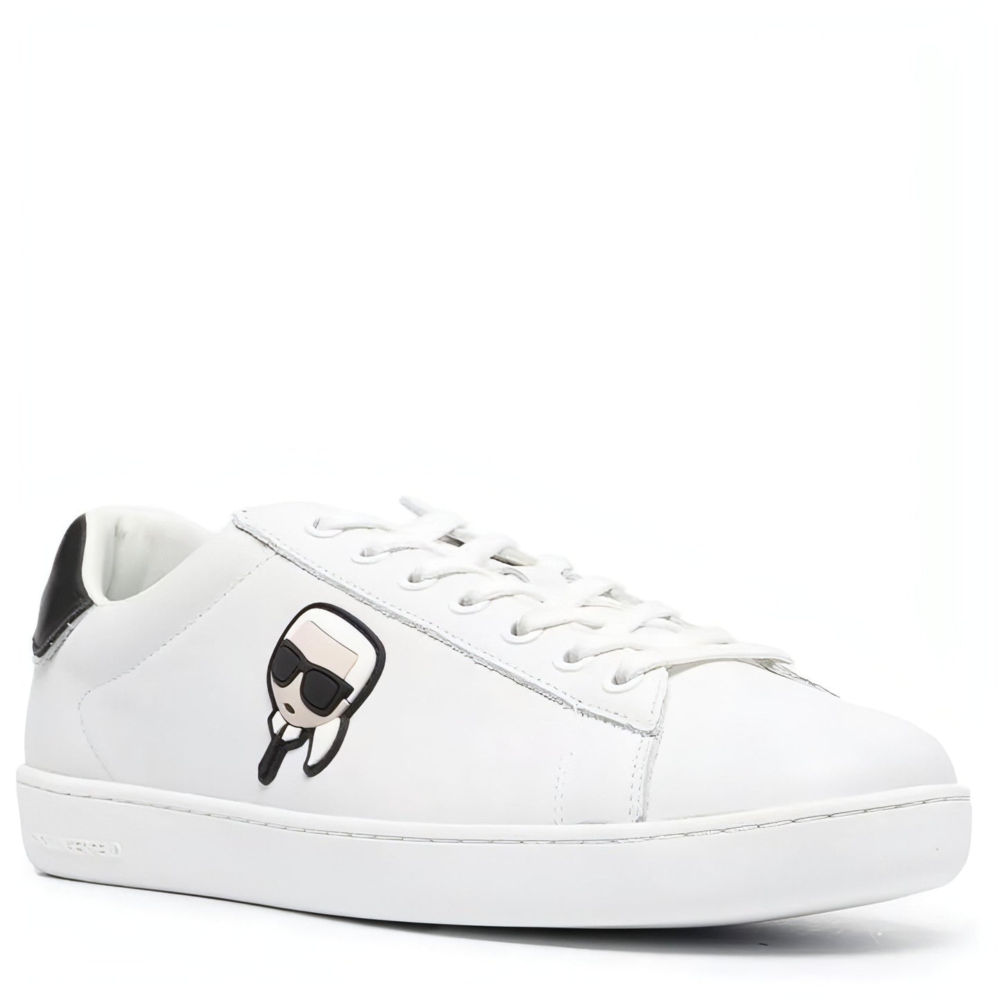 KARL LAGERFILD vyriški balti laisvalaikio bateliai Kourt II sneakers