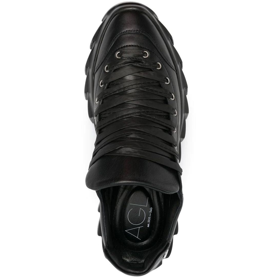 AGL moteriški juodi laisvalaikio bateliai BLONDIE TIES sport shoe