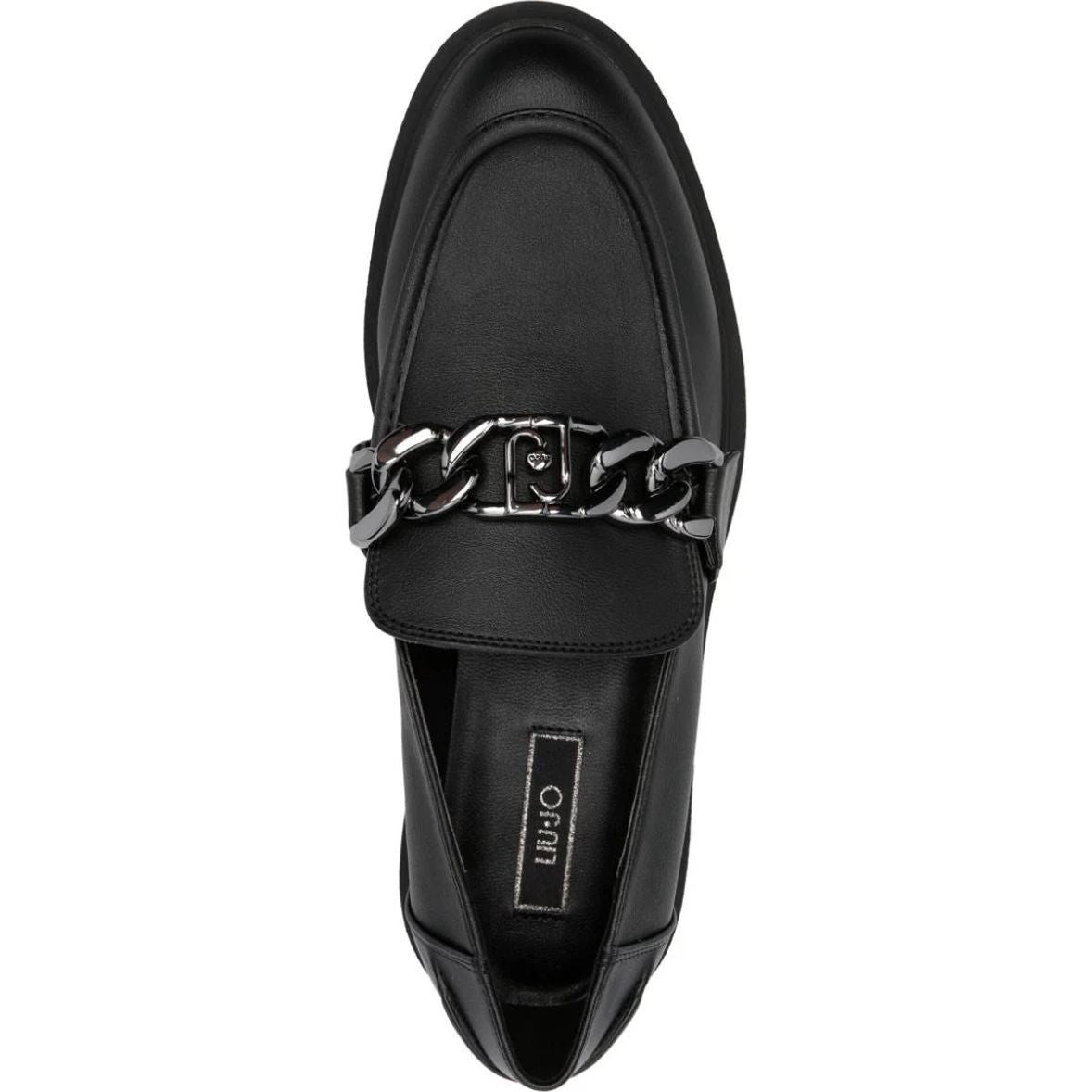 LIU JO moteriški juodi loafer stiliaus bateliai GABRIELLE 23 LOAFER