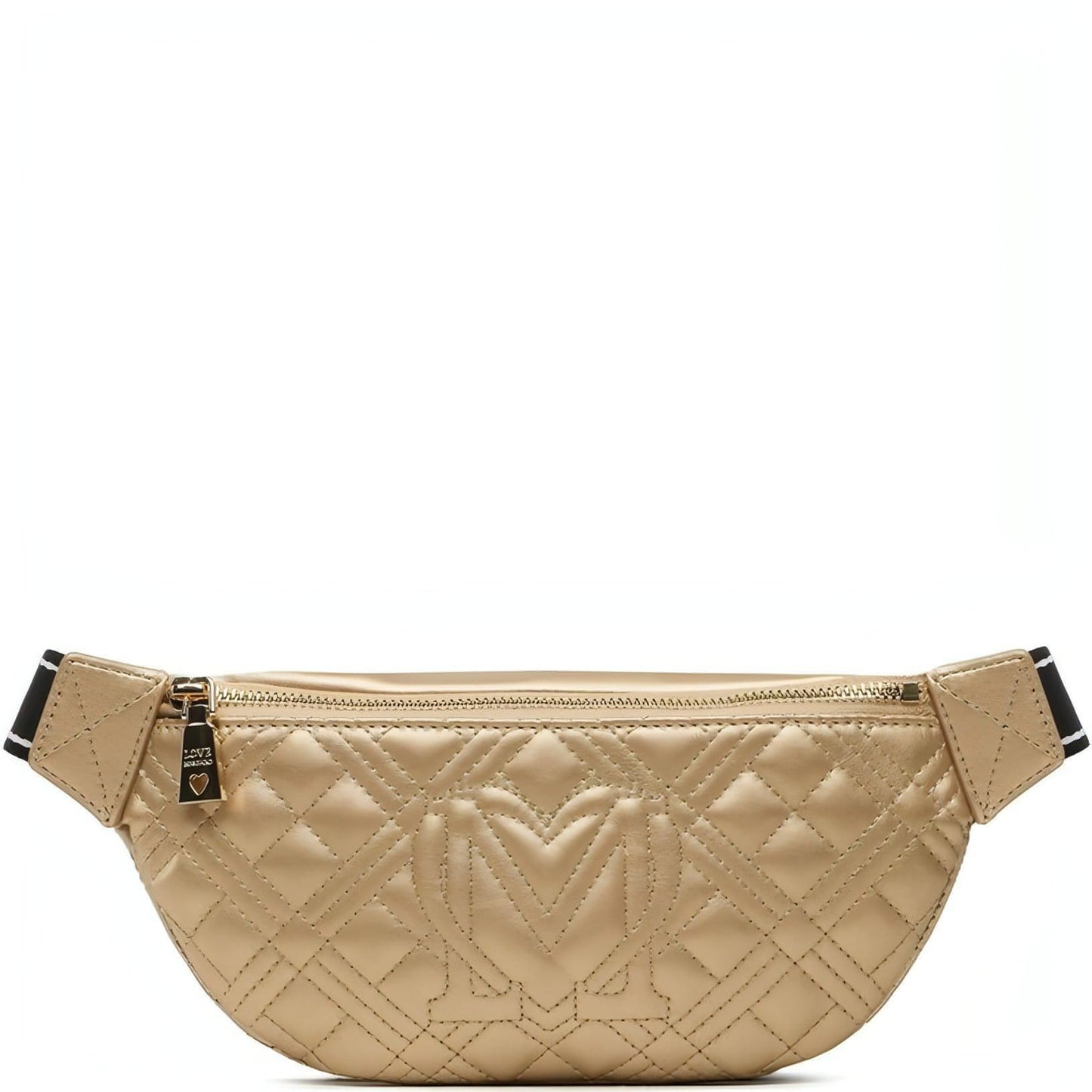 LOVE MOSCHINO moteriška auksinė rankinė per juosmenį Belt bag