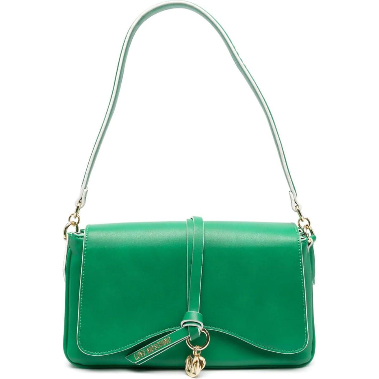 LOVE MOSCHINO moteriška žalia rankinė Top handle shoulder bag