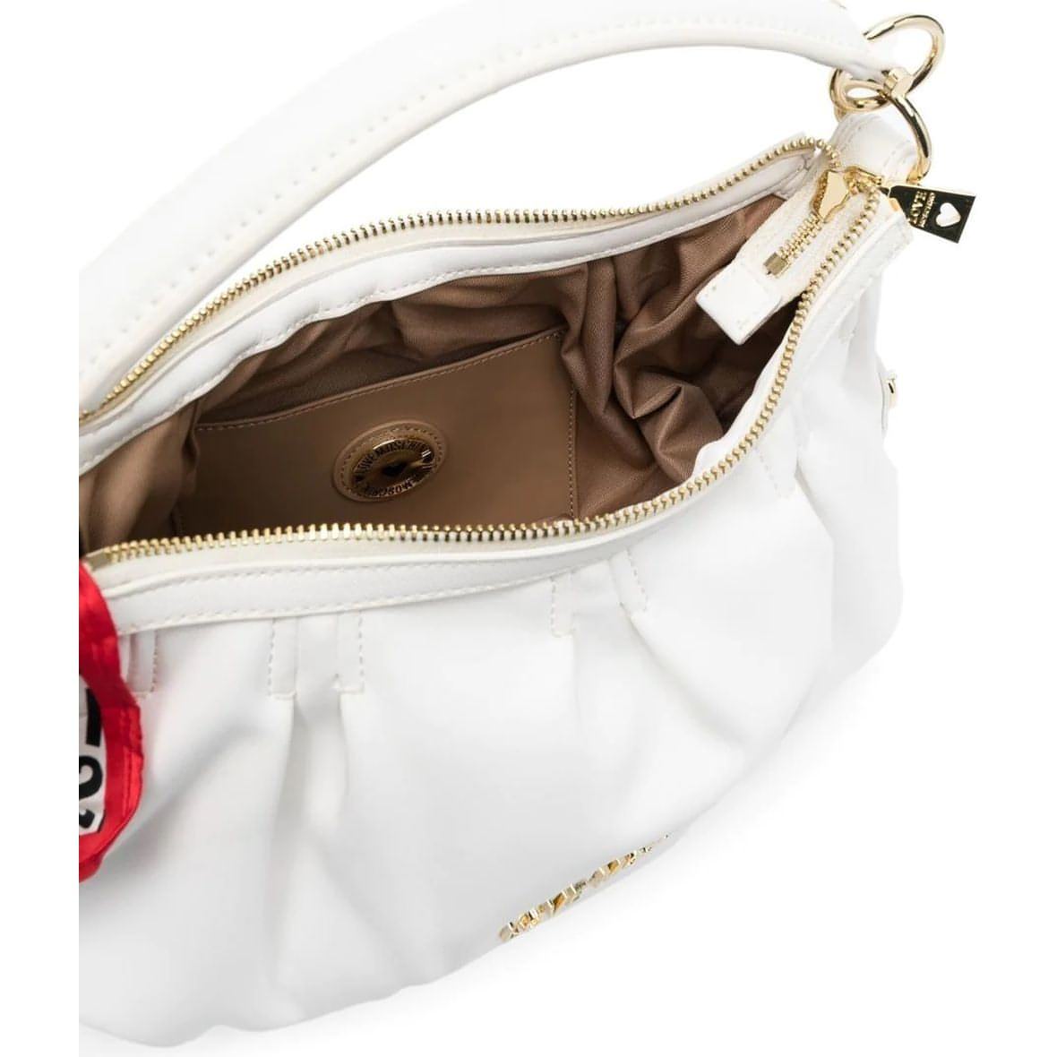 LOVE MOSCHINO moteriška balta rankinė Top handle shoulder bag