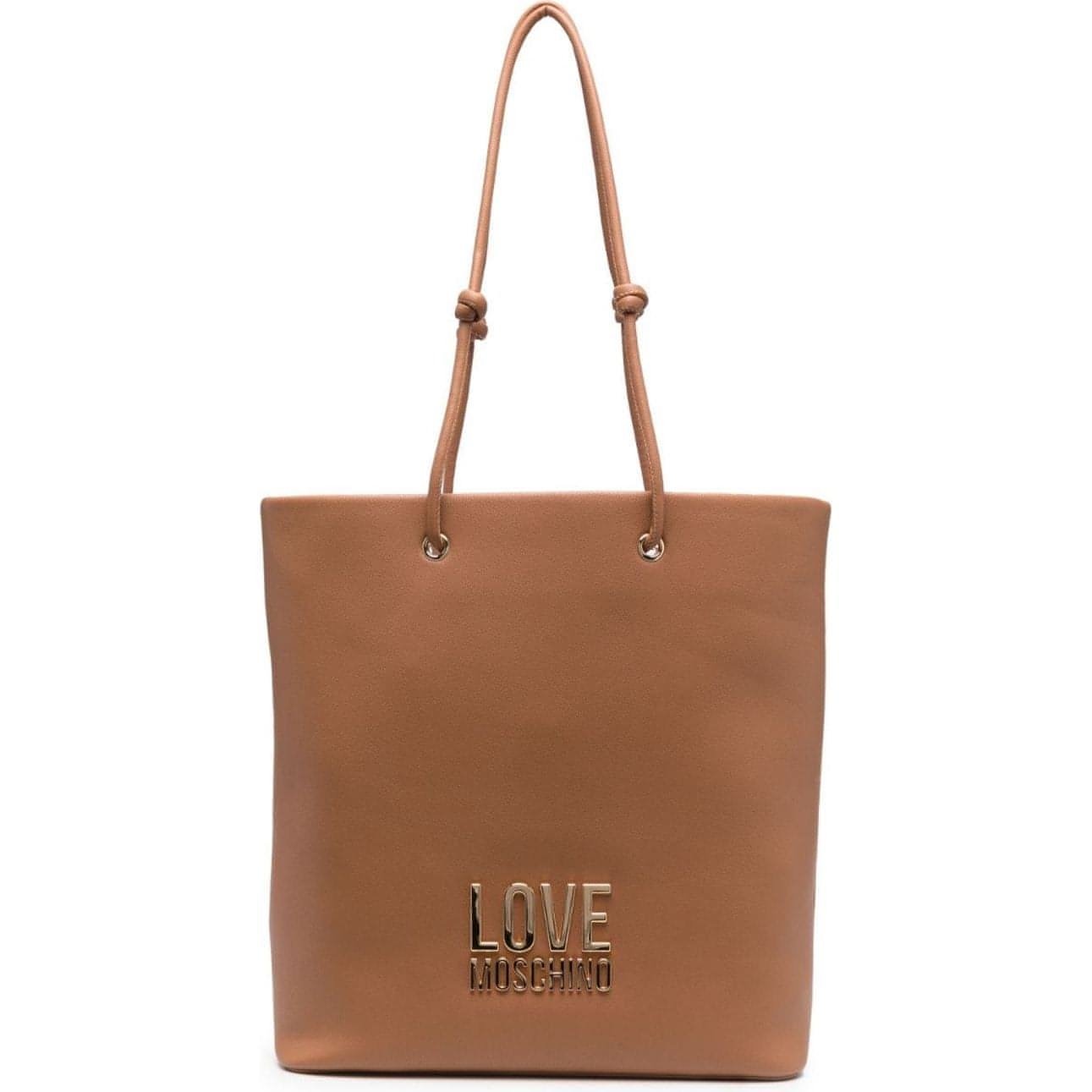 LOVE MOSCHINO moteriška ruda rankinė Tote bag
