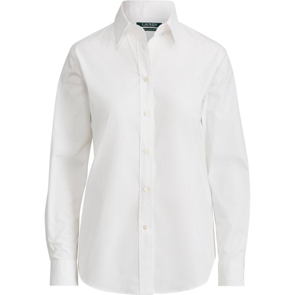 LAUREN RALPH LAUREN moteriški balti marškinėliai ilgomis rankovėmis Long sleeve shirt