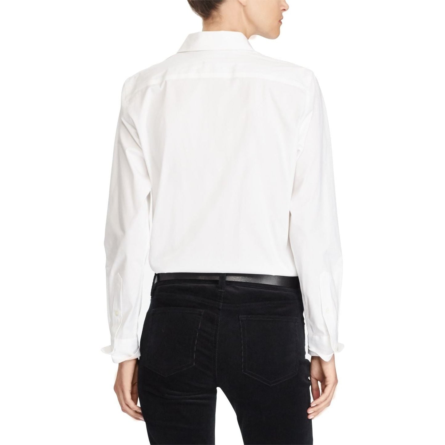 LAUREN RALPH LAUREN moteriški balti marškinėliai ilgomis rankovėmis Long sleeve shirt
