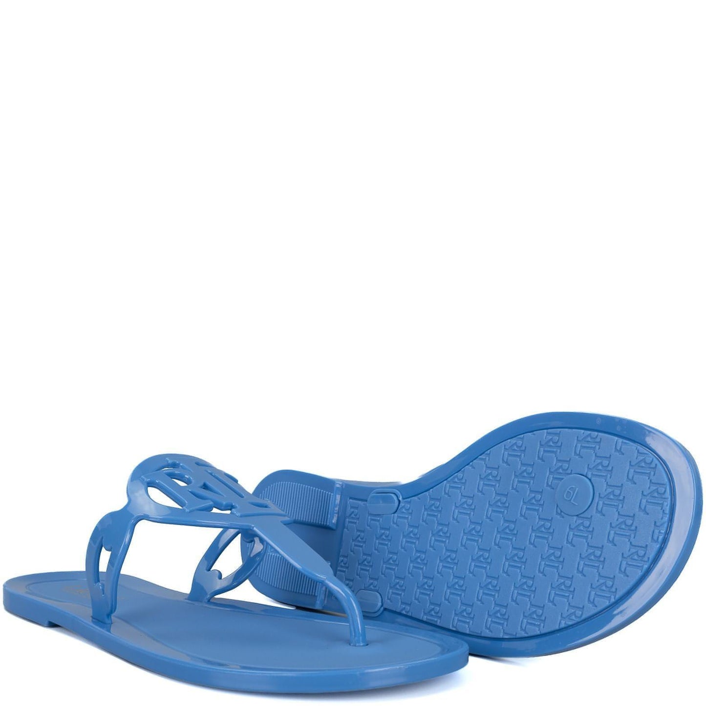 LAUREN RALPH LAUREN moteriškos mėlynos basutės Audrie jelly sandal
