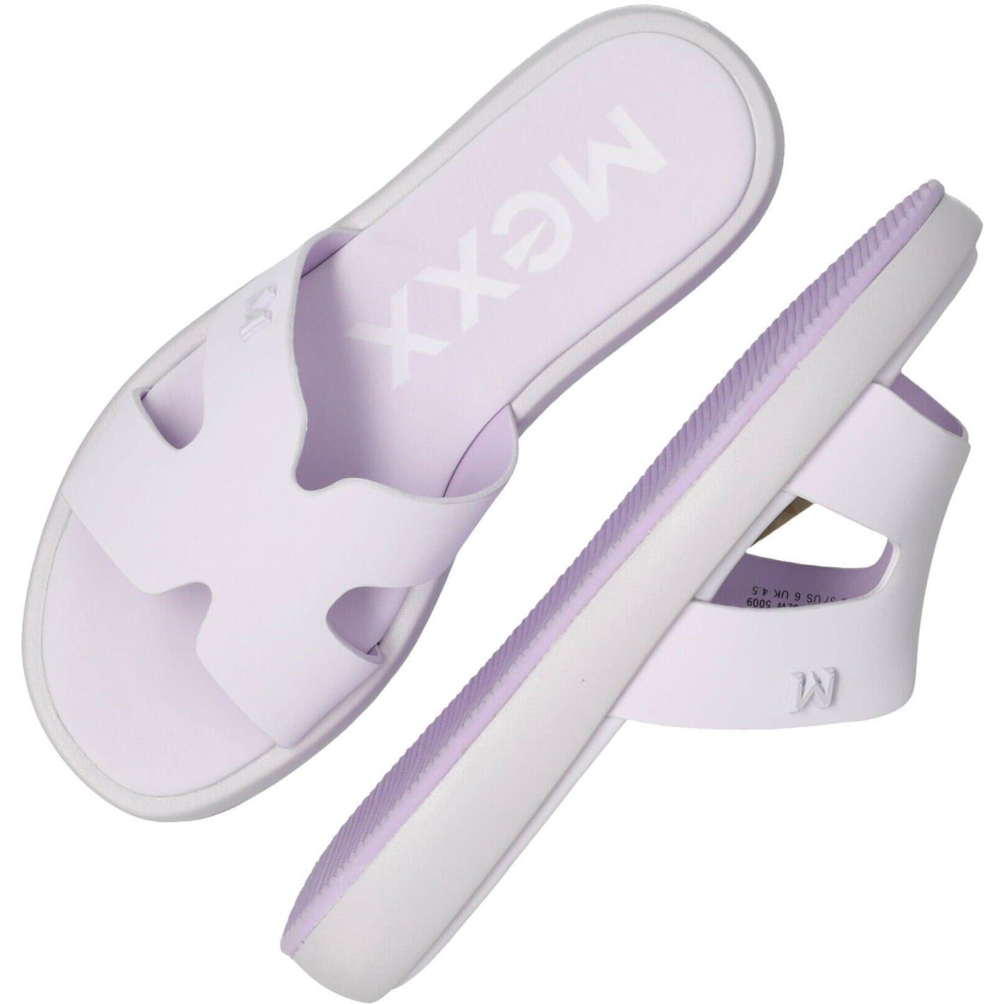 MEXX moteriškos violetinės šlepetės Lotus Slippers