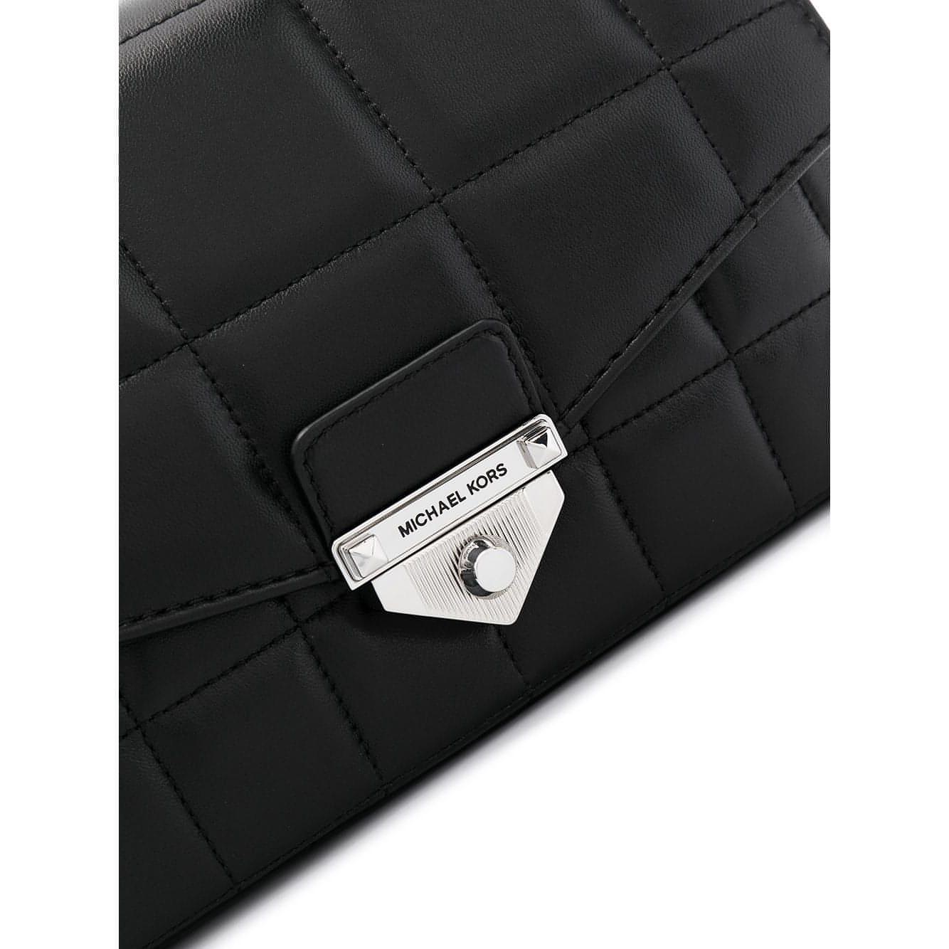 MICHAEL KORS moteriška juoda rankinė per petį LG chain shoulder bag
