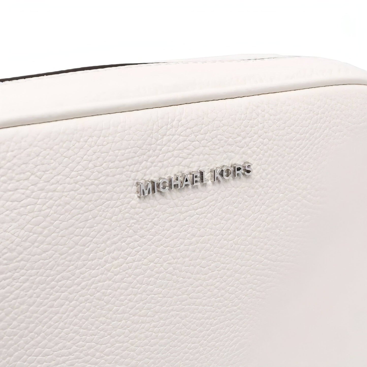 MICHAEL KORS moteriška balta rankinė per petį MD camera bag