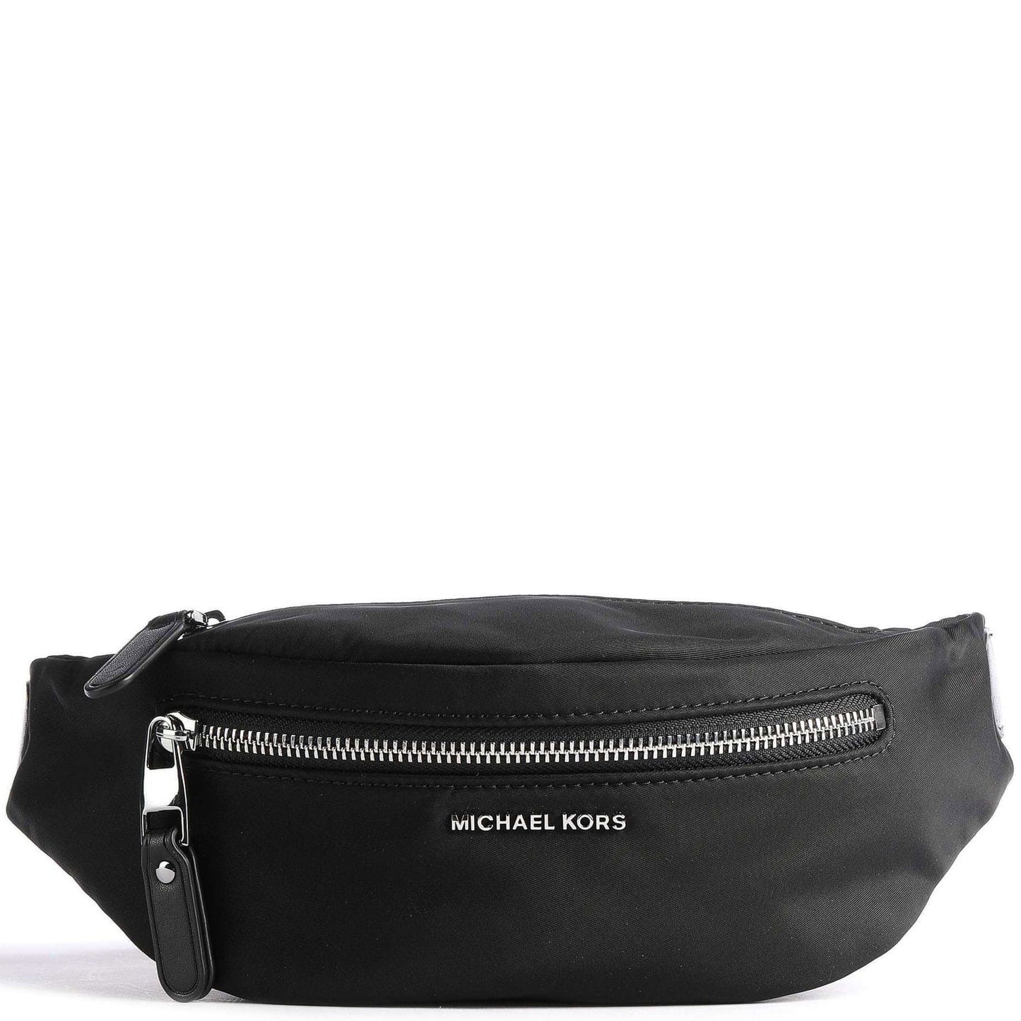 MICHAEL KORS vyriška juoda rankinė per juosmenį Hudson medium nylon belt bag