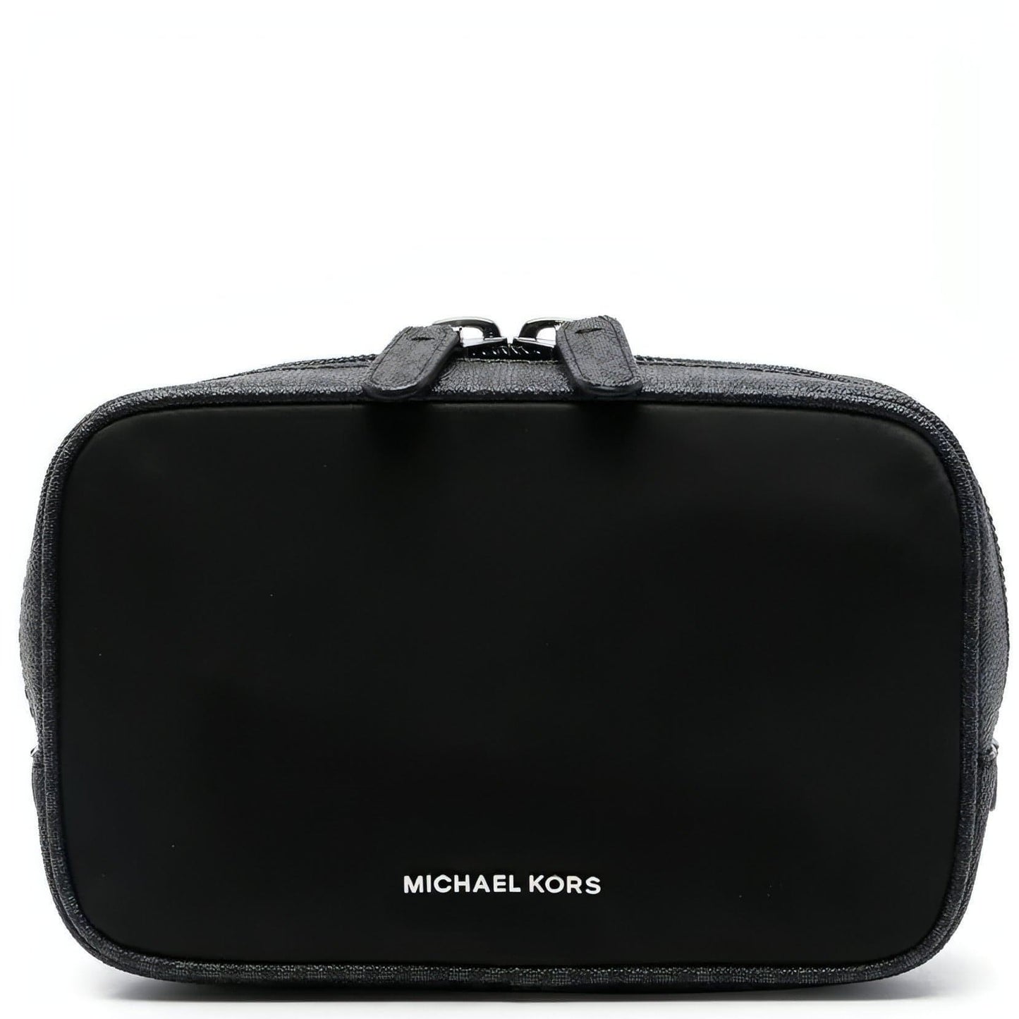 MICHAEL KORS vyriška juoda kosmetinė Brooklyn nylon zip pouch