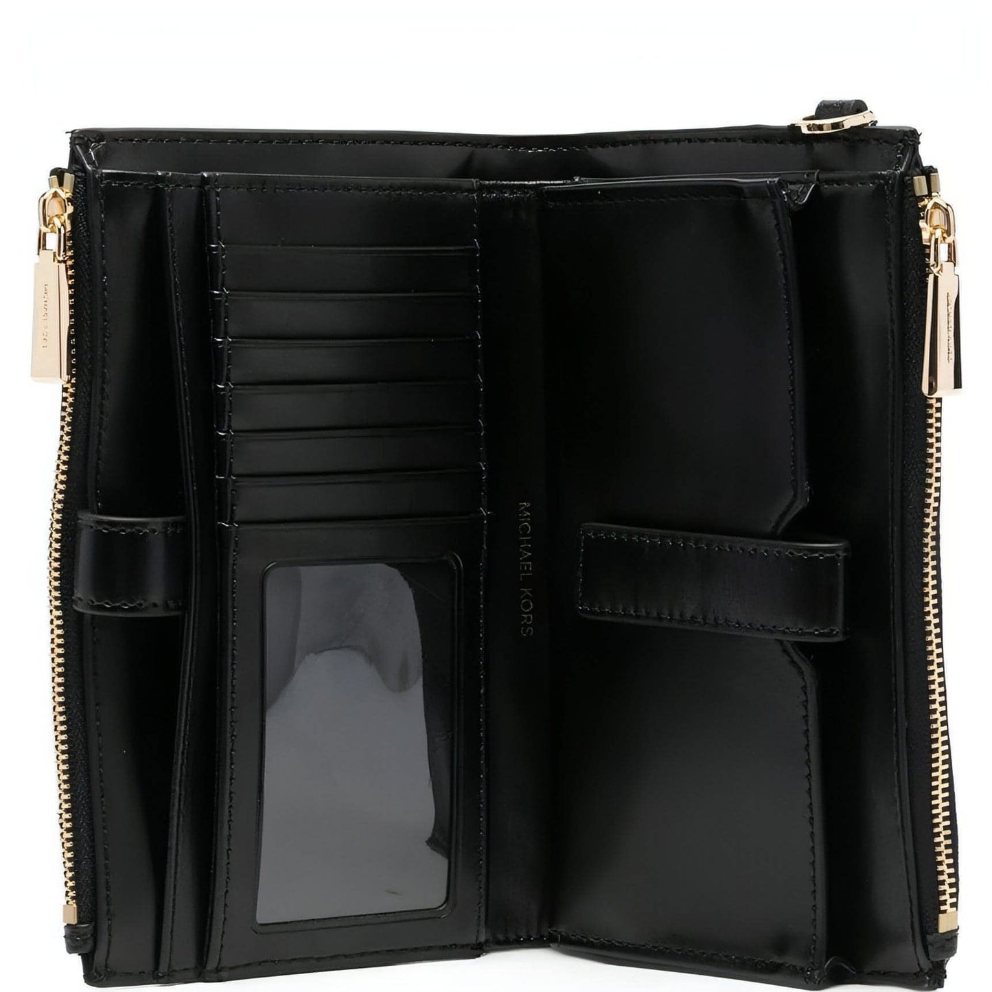 MICHAEL KORS moteriška juoda piniginė Jet set zip wallet