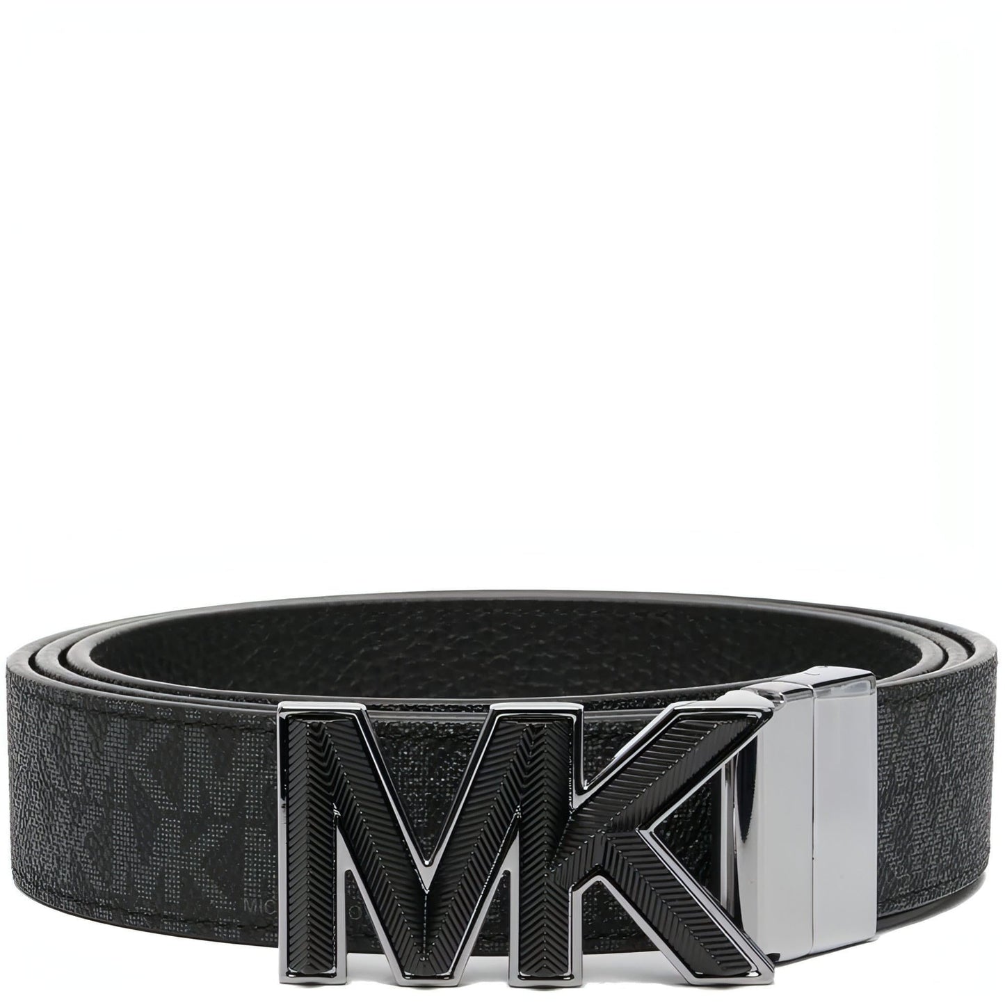 MICHAEL KORS vyriškas juodas diržas 34mm logo belt