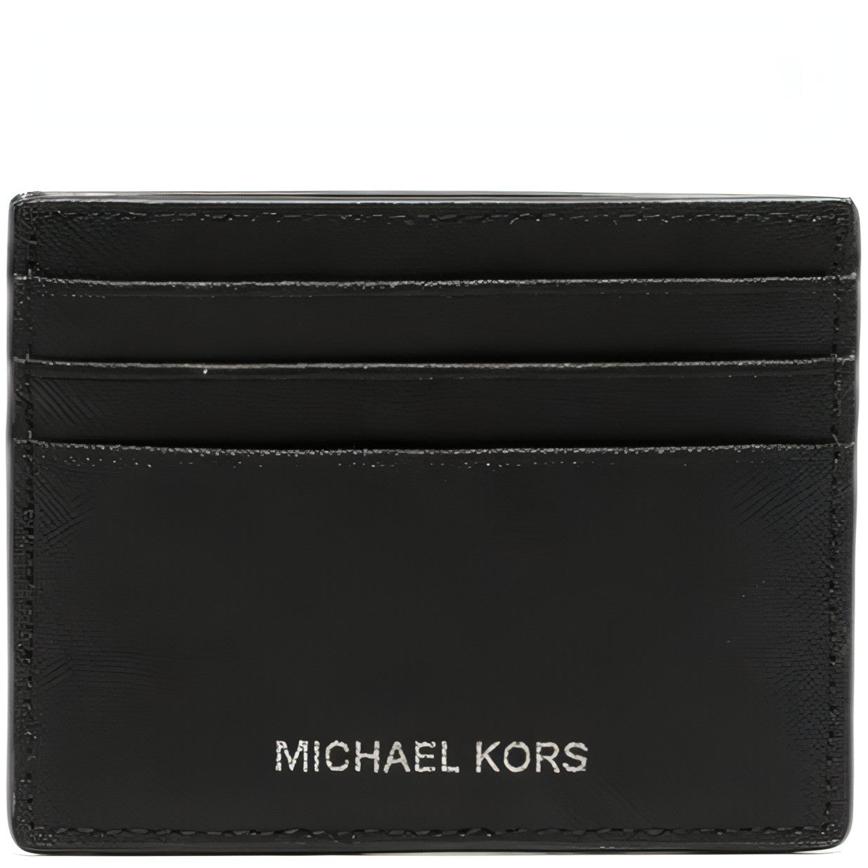 MICHAEL KORS vyriška juoda piniginė Tall card case