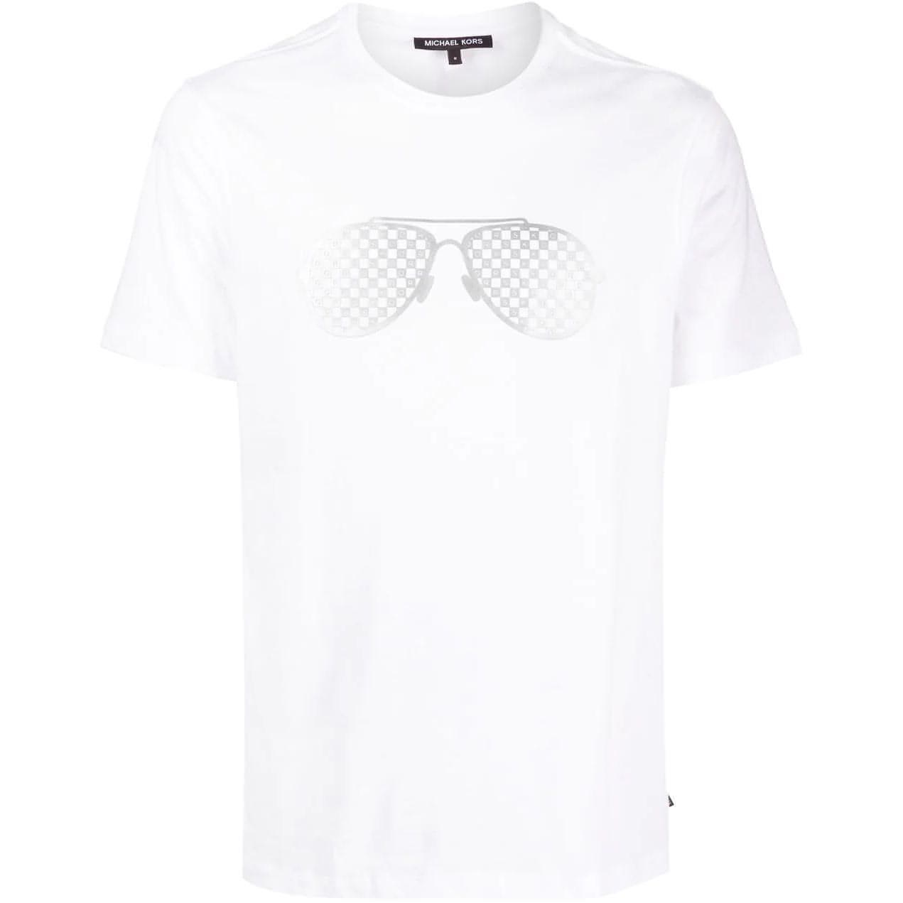 MICHAEL KORS vyriški balti marškinėliai