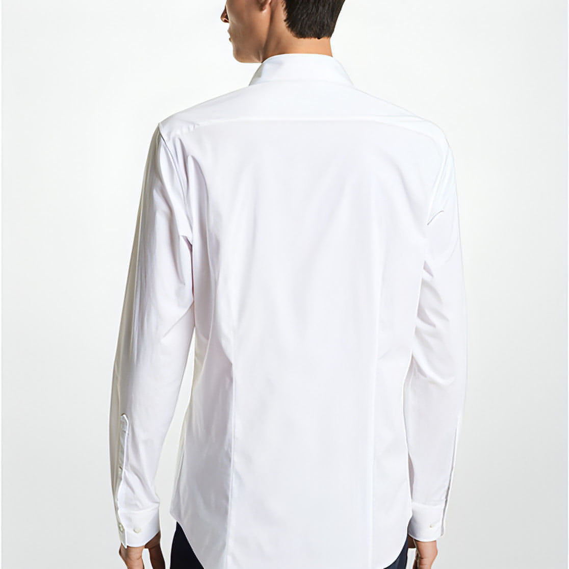 MICHAEL KORS vyriški balti marškiniai