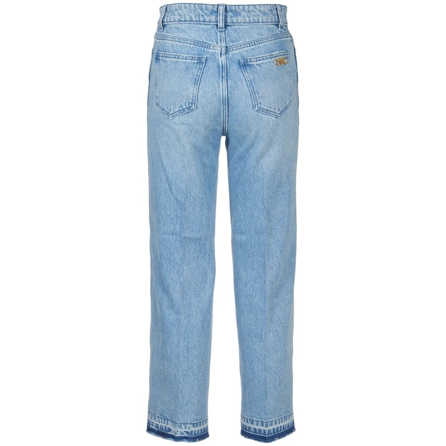 MICHAEL KORS moteriški mėlyni platėjantys džinsai Crop flare jean