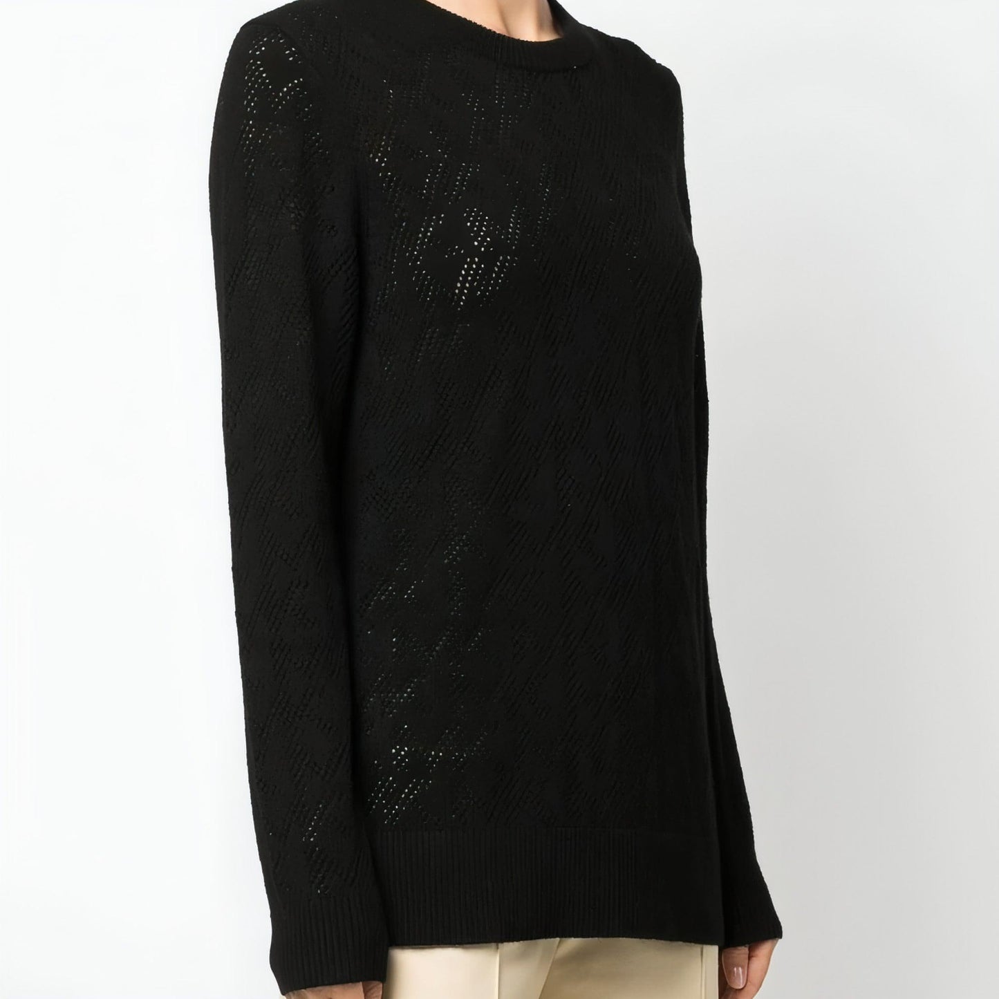 MICHAEL KORS moteriškas juodas megztinis