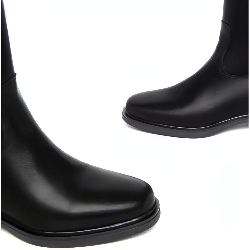 NERO GIARDINI moteriški juodi ilgaauliai Sauvage boots