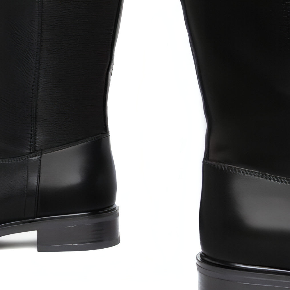NERO GIARDINI moteriški juodi ilgaauliai Sauvage boots