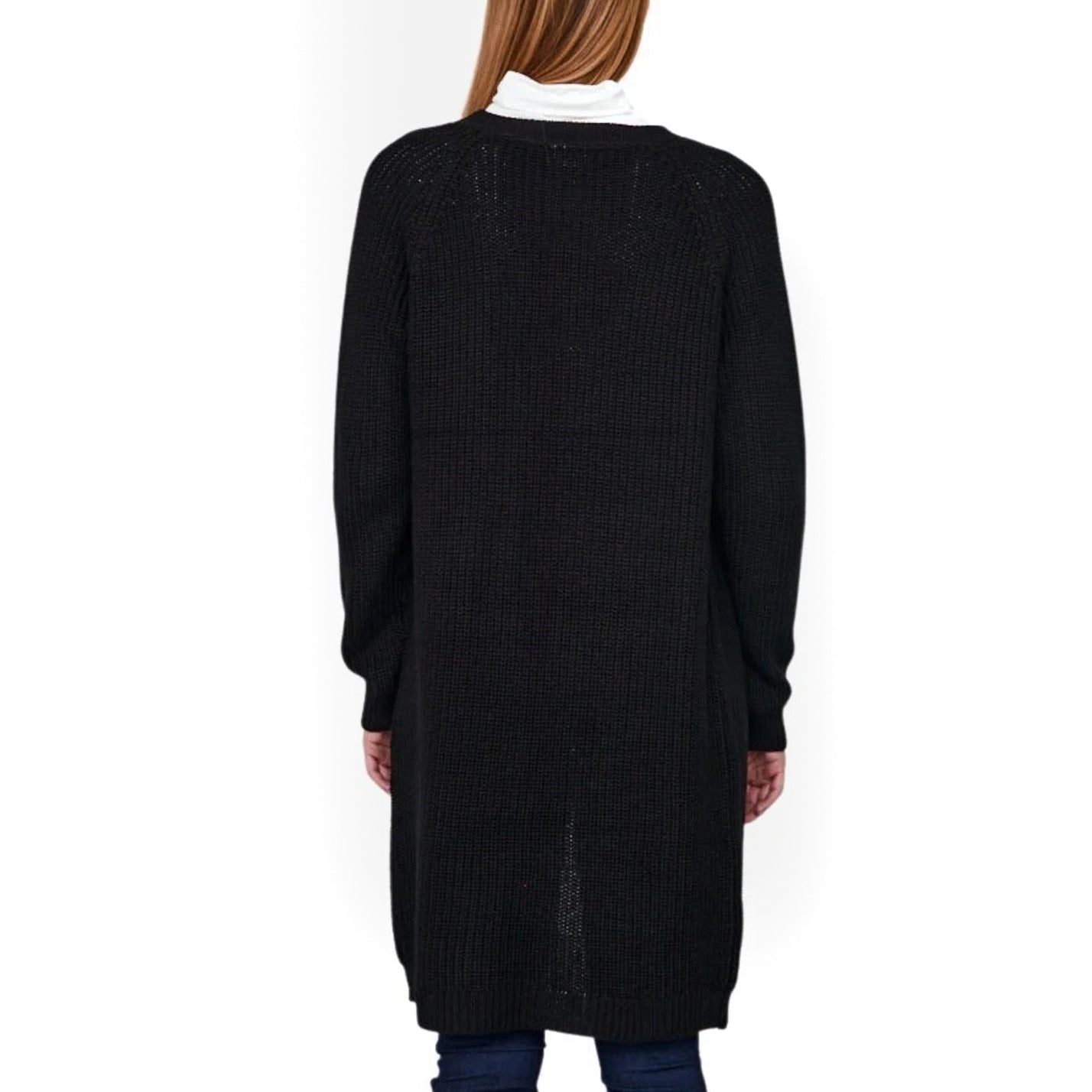 NOISY MAY juodas megztinis moterims