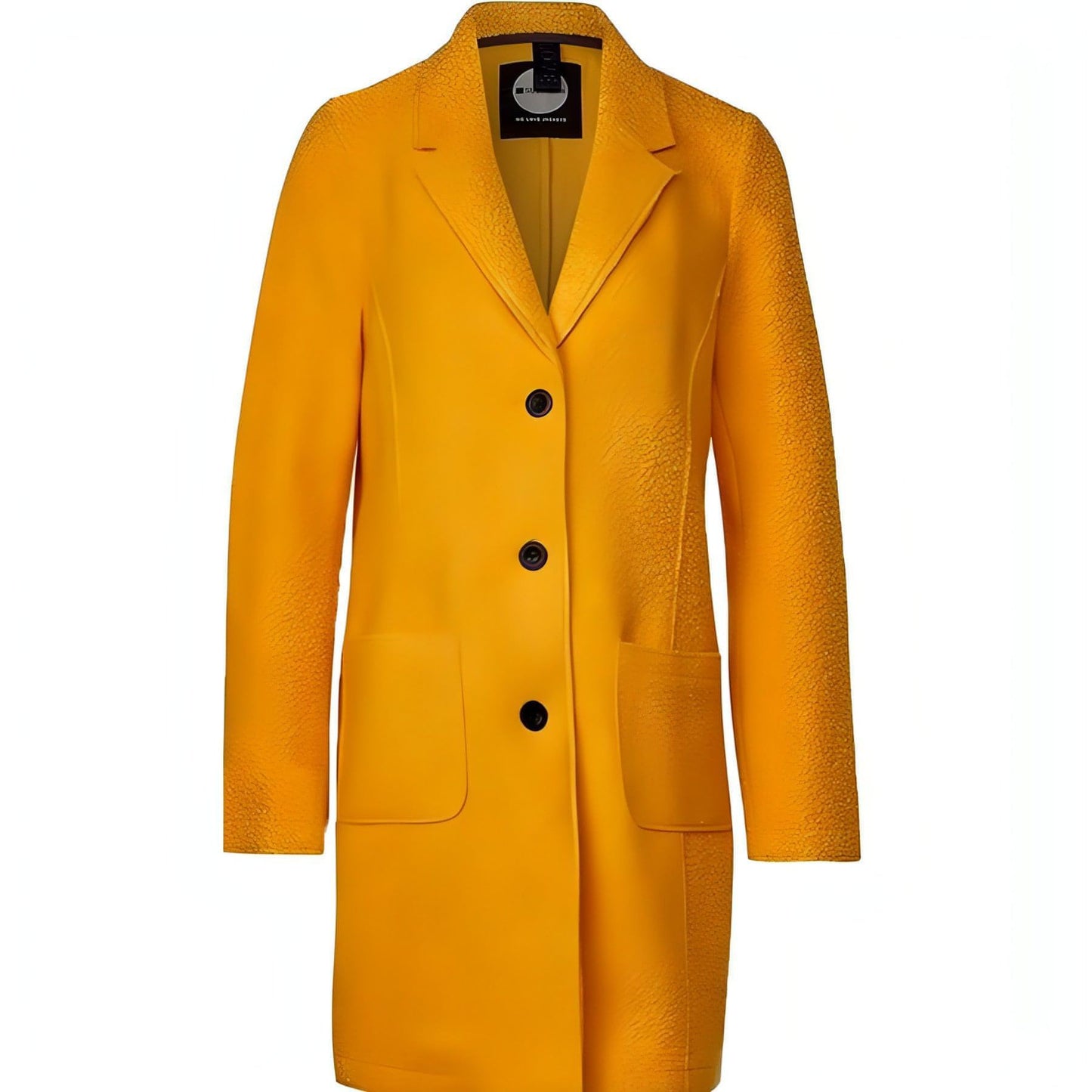 STREET ONE moteriškas geltonas paltas