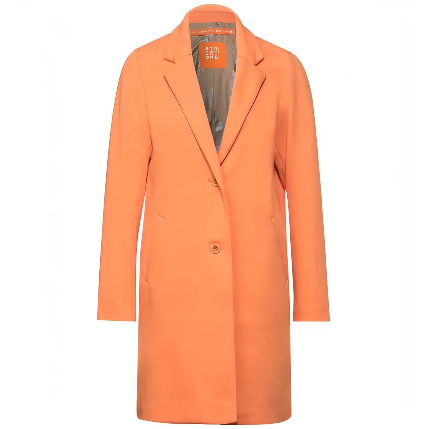 STREET ONE moteriškas oranžinis paltas