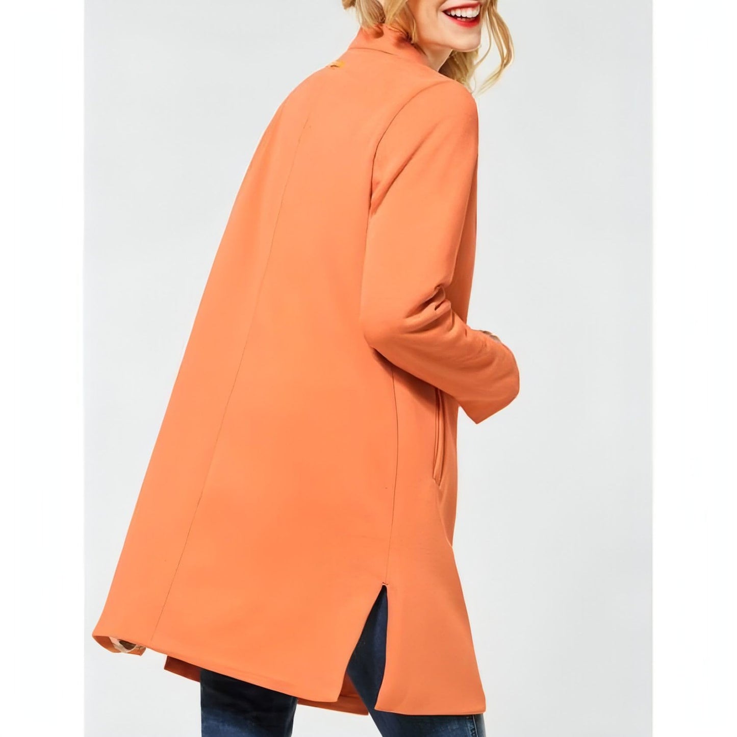 STREET ONE moteriškas oranžinis paltas