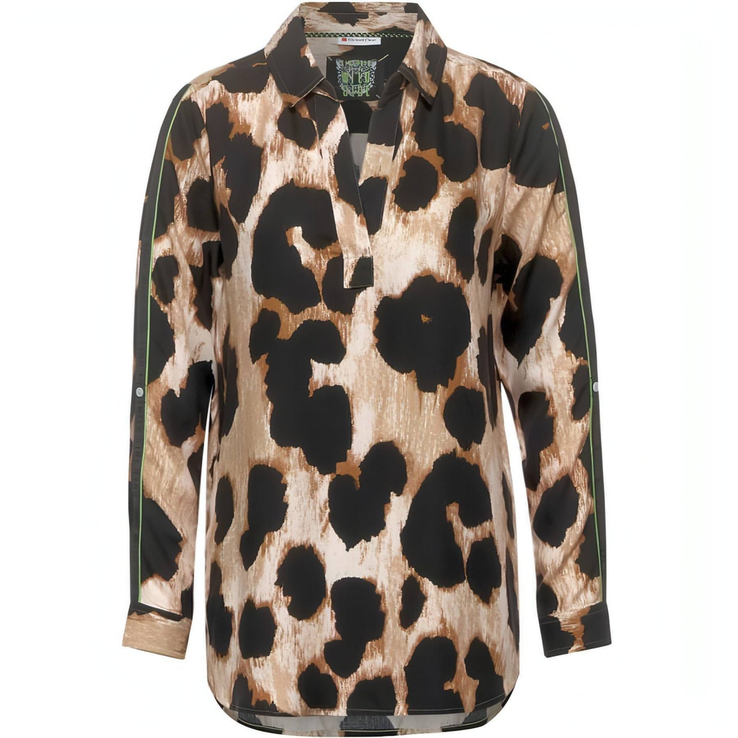 STREET ONE moteriška leopardo rašto marškinių tipo palaidinė