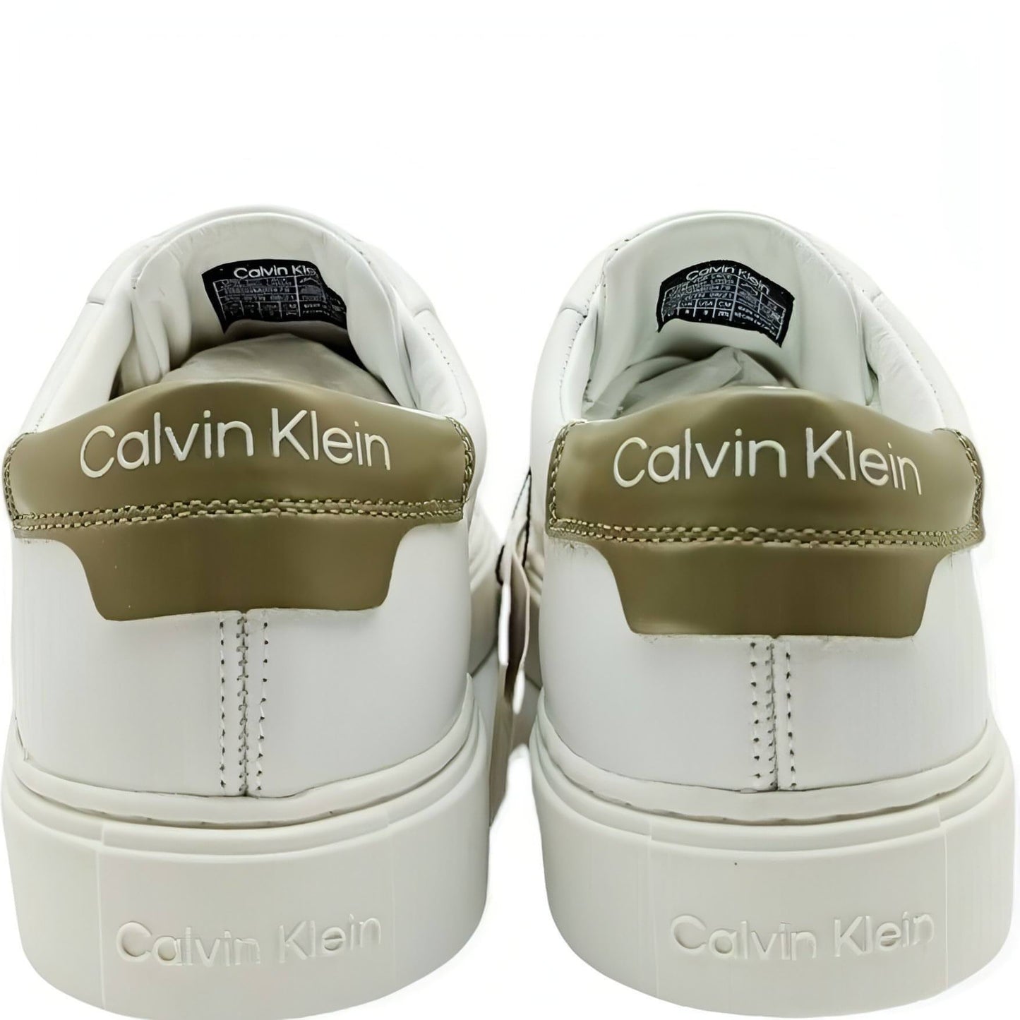 CALVIN KLEIN vyriški balti laisvalaikio batai LOW TOP LACE UP/
