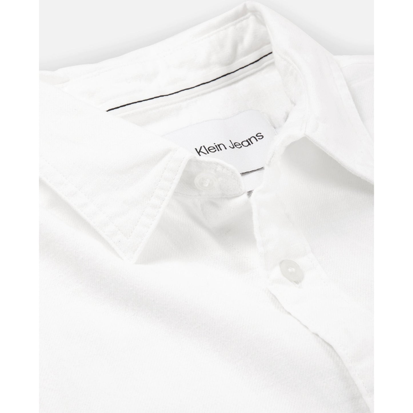 CALVIN KLEIN JEANS vyriški balti marškiniai