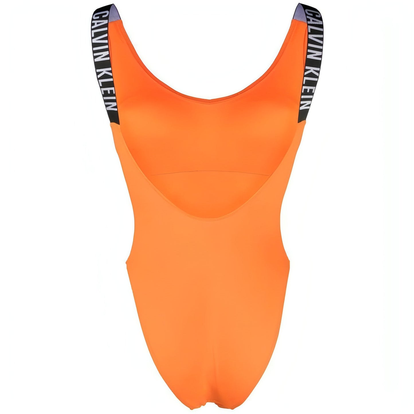 CALVIN KLEIN moteriškas oranžinis maudymosi kostiumėlis