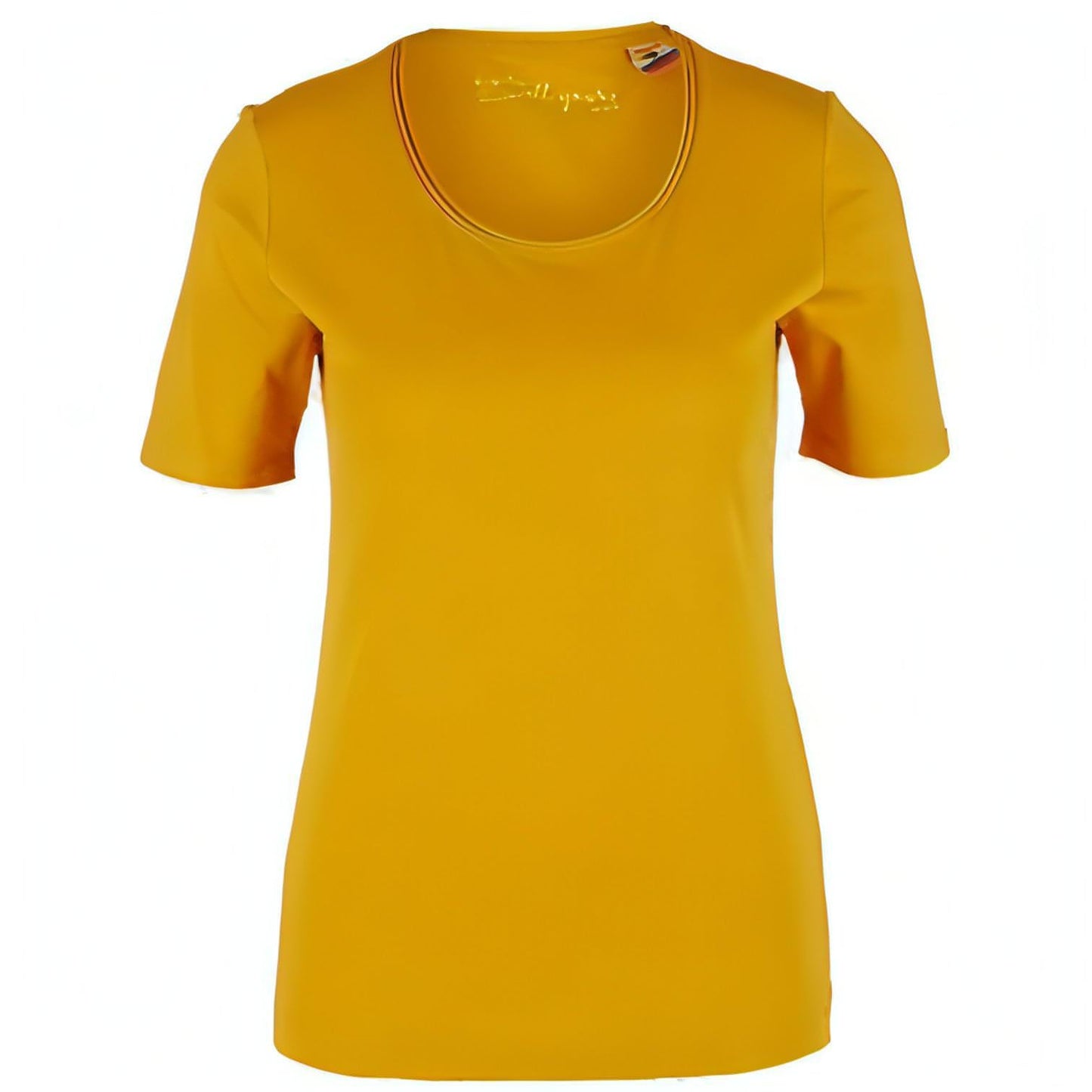 S. OLIVER geltoni moteriški marškinėliai