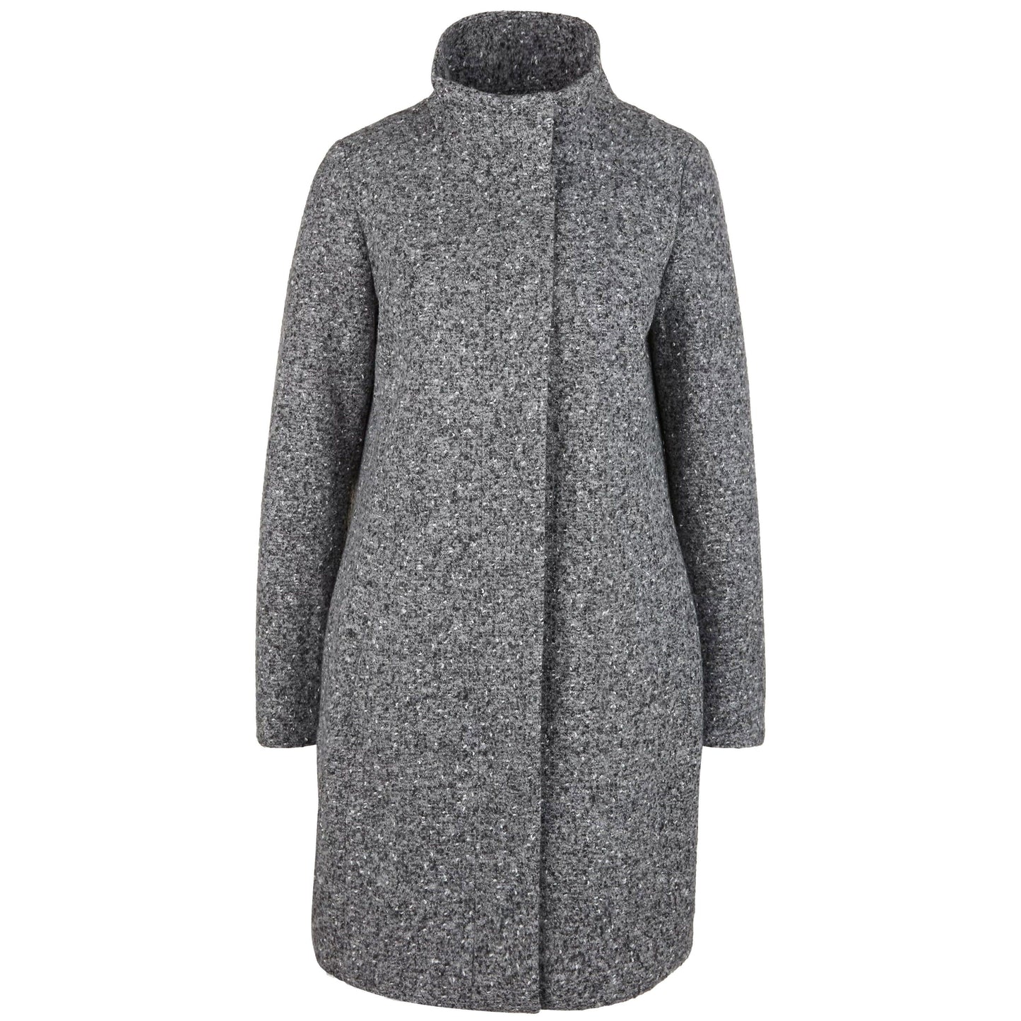 S. OLIVER pilkas moteriškas paltas