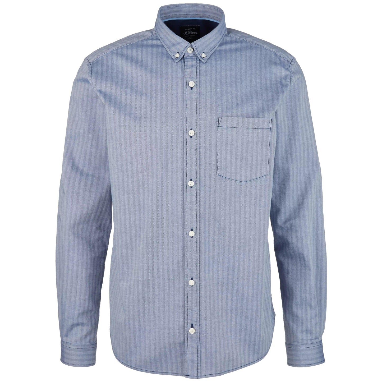 S. OLIVER mėlyni vyriški marškiniai