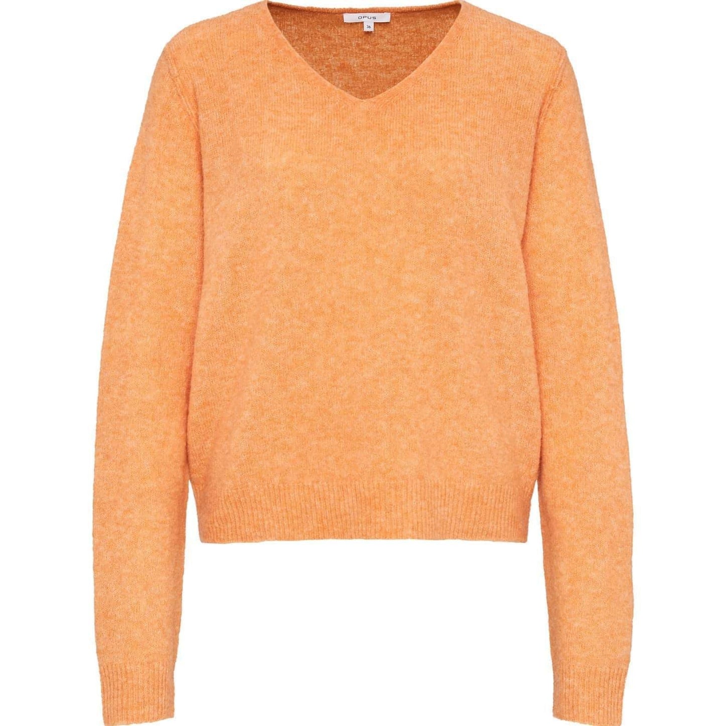 OPUS oranžinis moteriškas megztinis