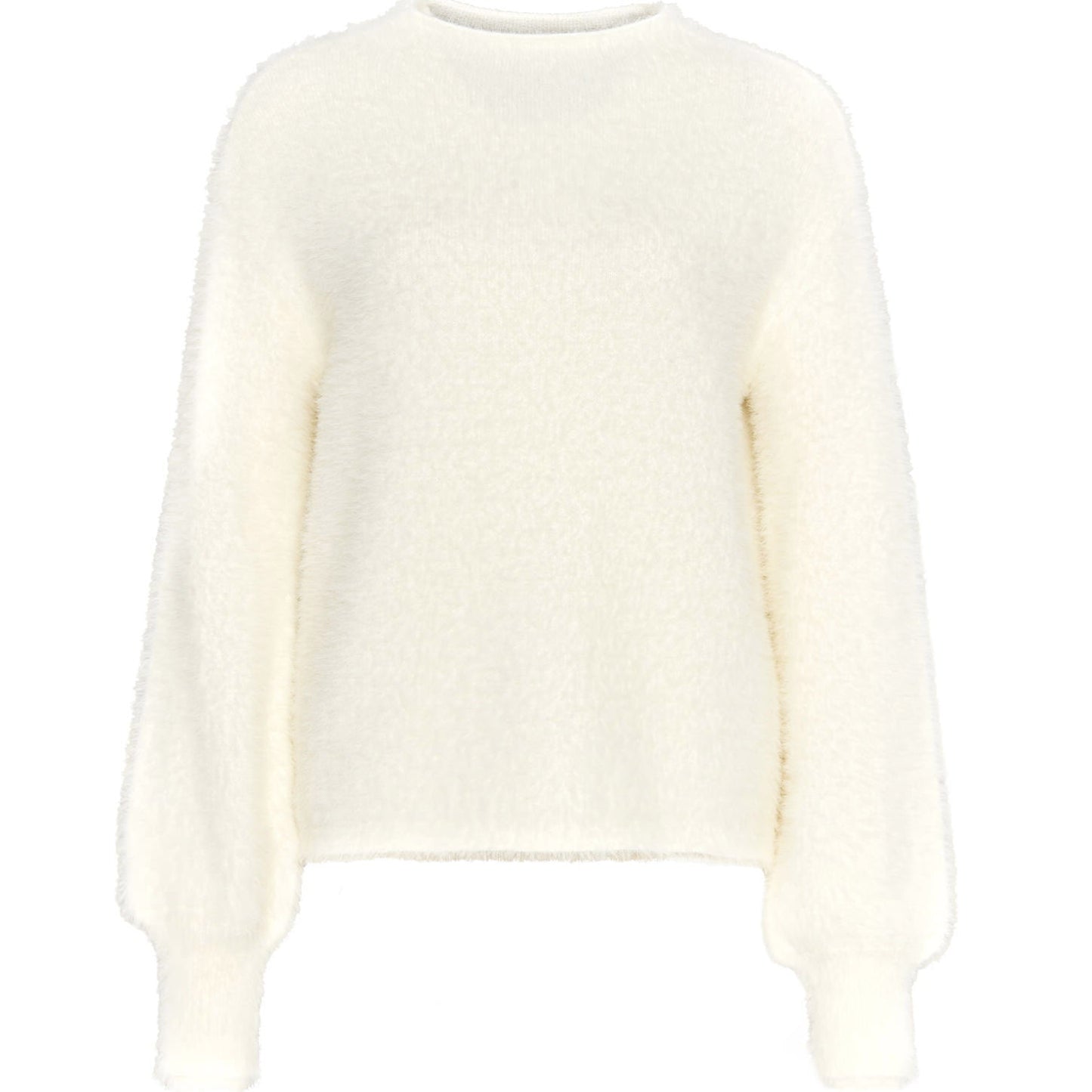 OPUS baltas moteriškas megztinis
