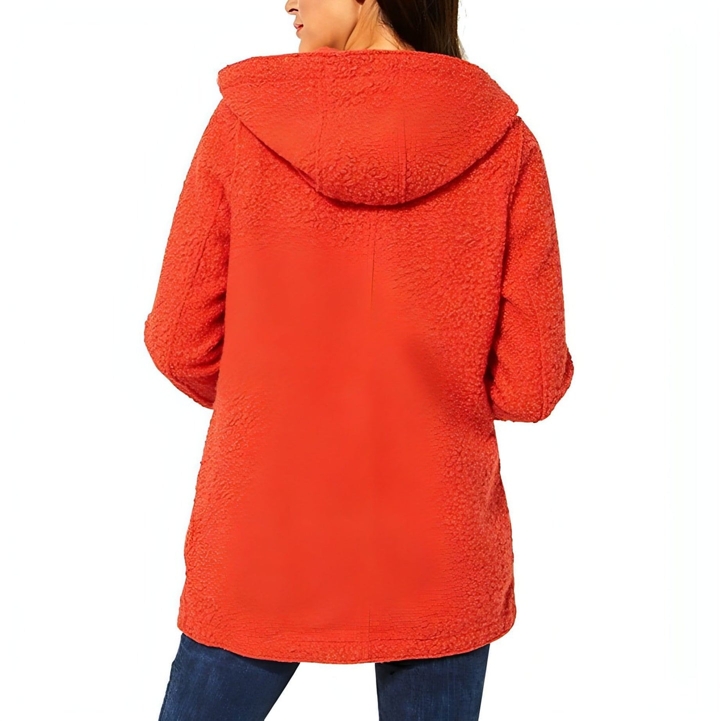 STREET ONE oranžinis moteriškas paltas