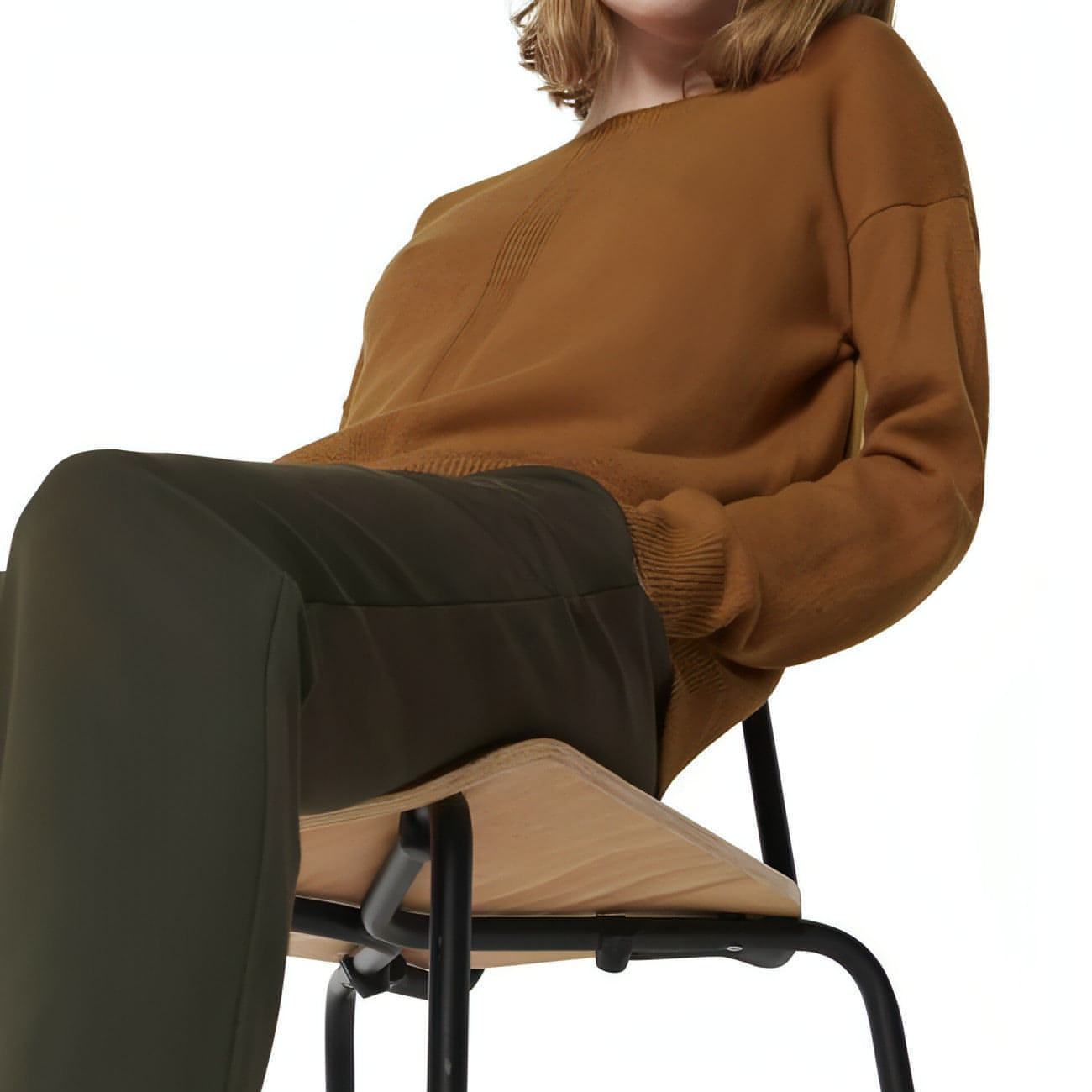 TOM TAILOR rudas moteriškas megztinis